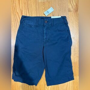 NWT American Eagle Outfitters Dark Blue Flat Front Shorts
